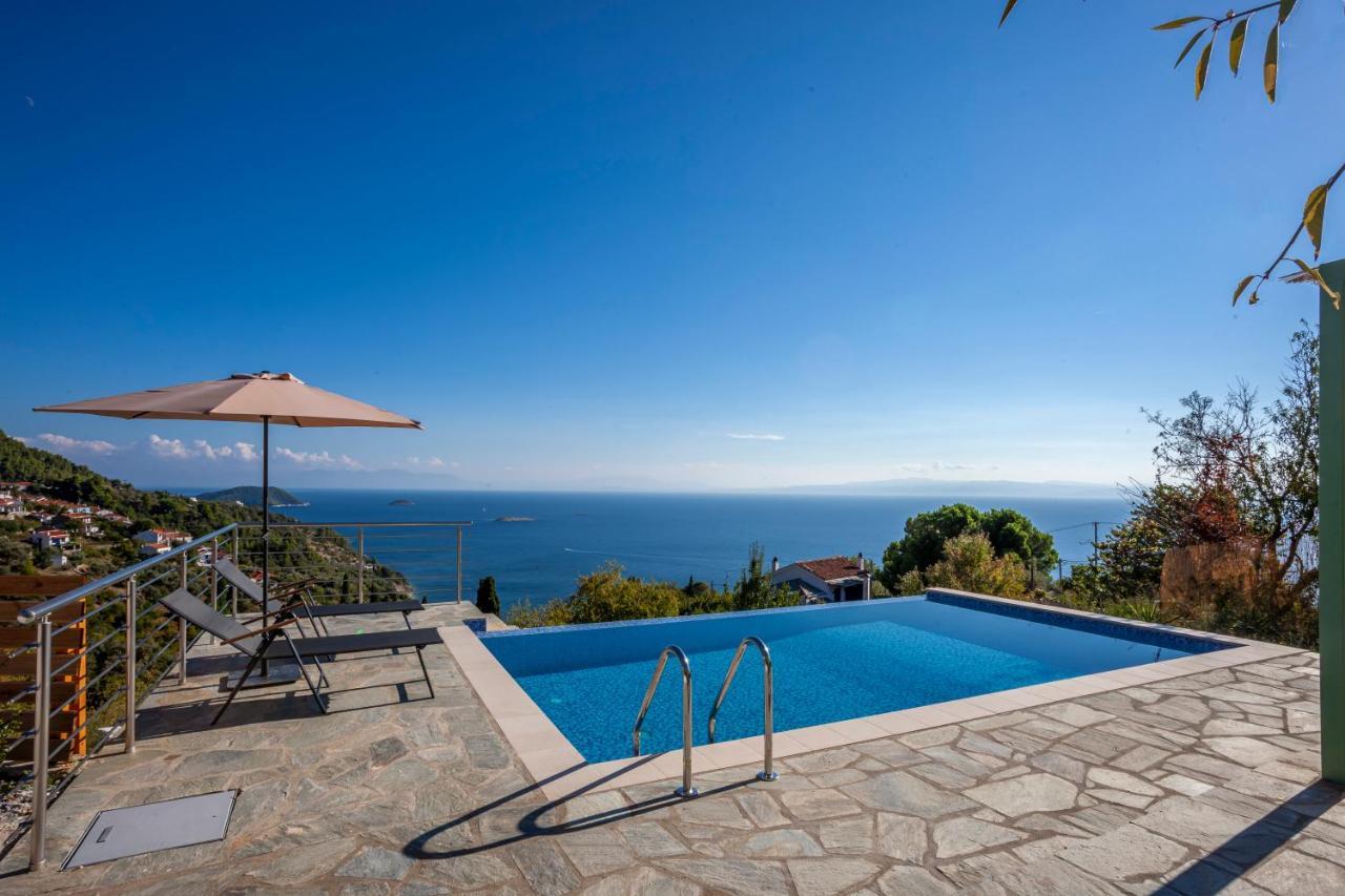Olea Skopelos Villas With Swimming Pools & Sea View Panormos  Екстериор снимка