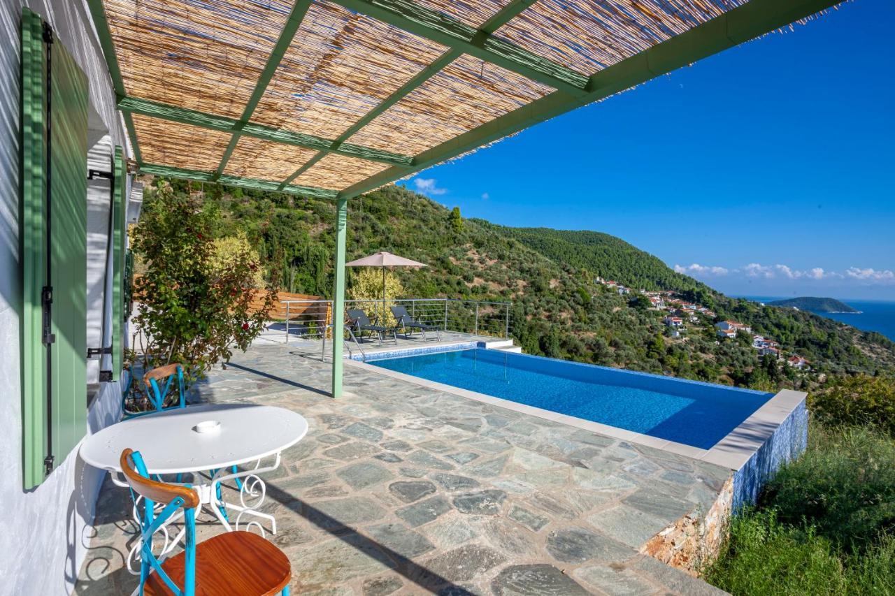 Olea Skopelos Villas With Swimming Pools & Sea View Panormos  Екстериор снимка