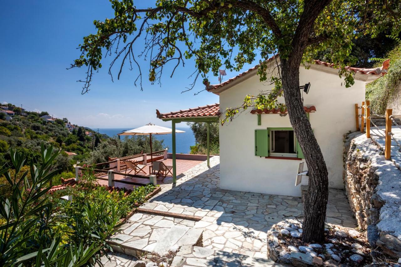 Olea Skopelos Villas With Swimming Pools & Sea View Panormos  Екстериор снимка