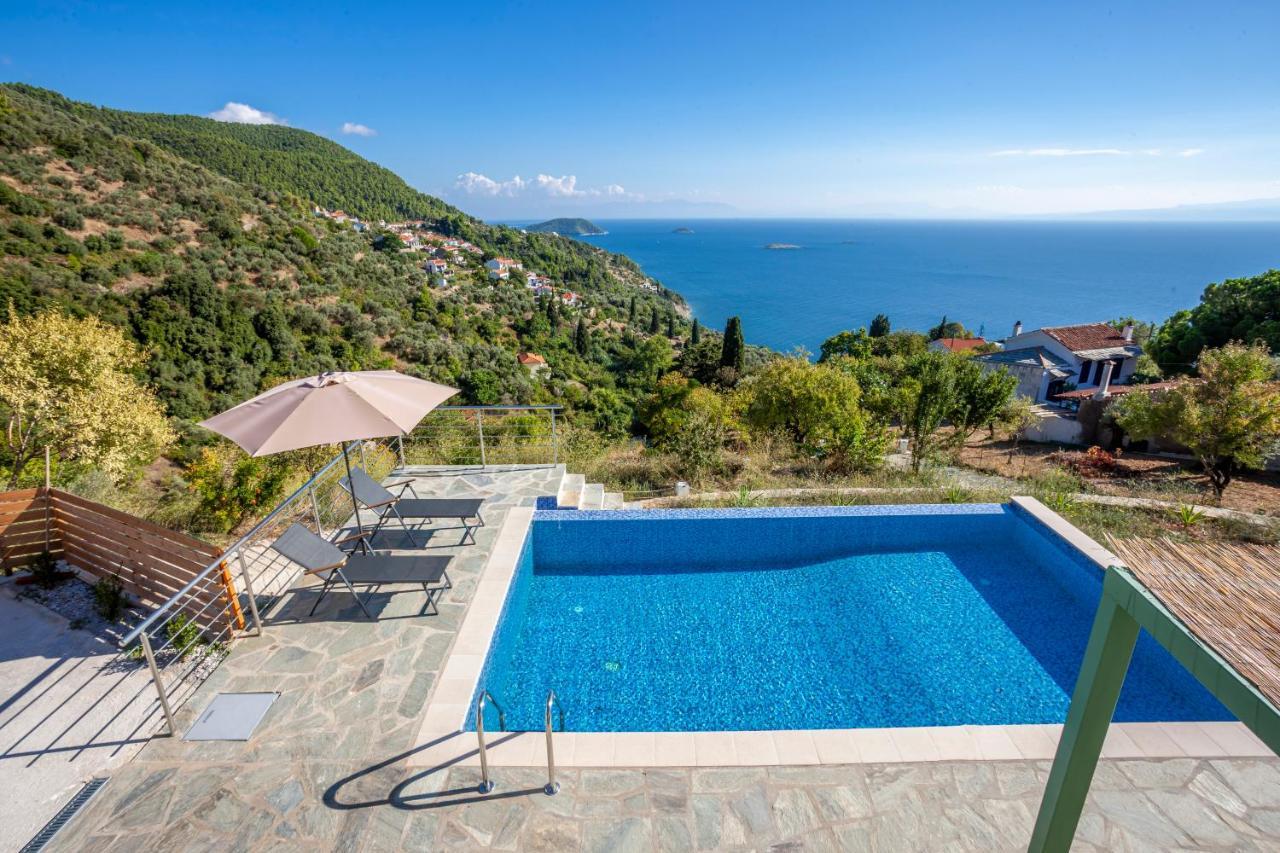Olea Skopelos Villas With Swimming Pools & Sea View Panormos  Екстериор снимка