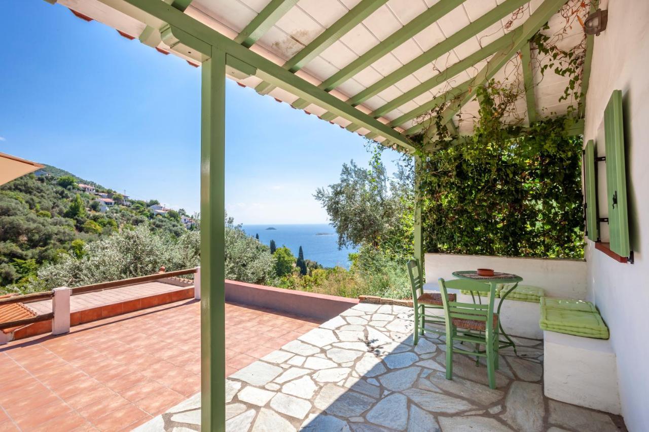 Olea Skopelos Villas With Swimming Pools & Sea View Panormos  Екстериор снимка