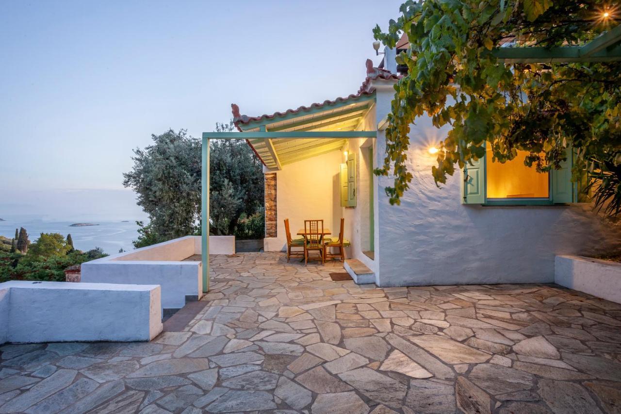 Olea Skopelos Villas With Swimming Pools & Sea View Panormos  Екстериор снимка