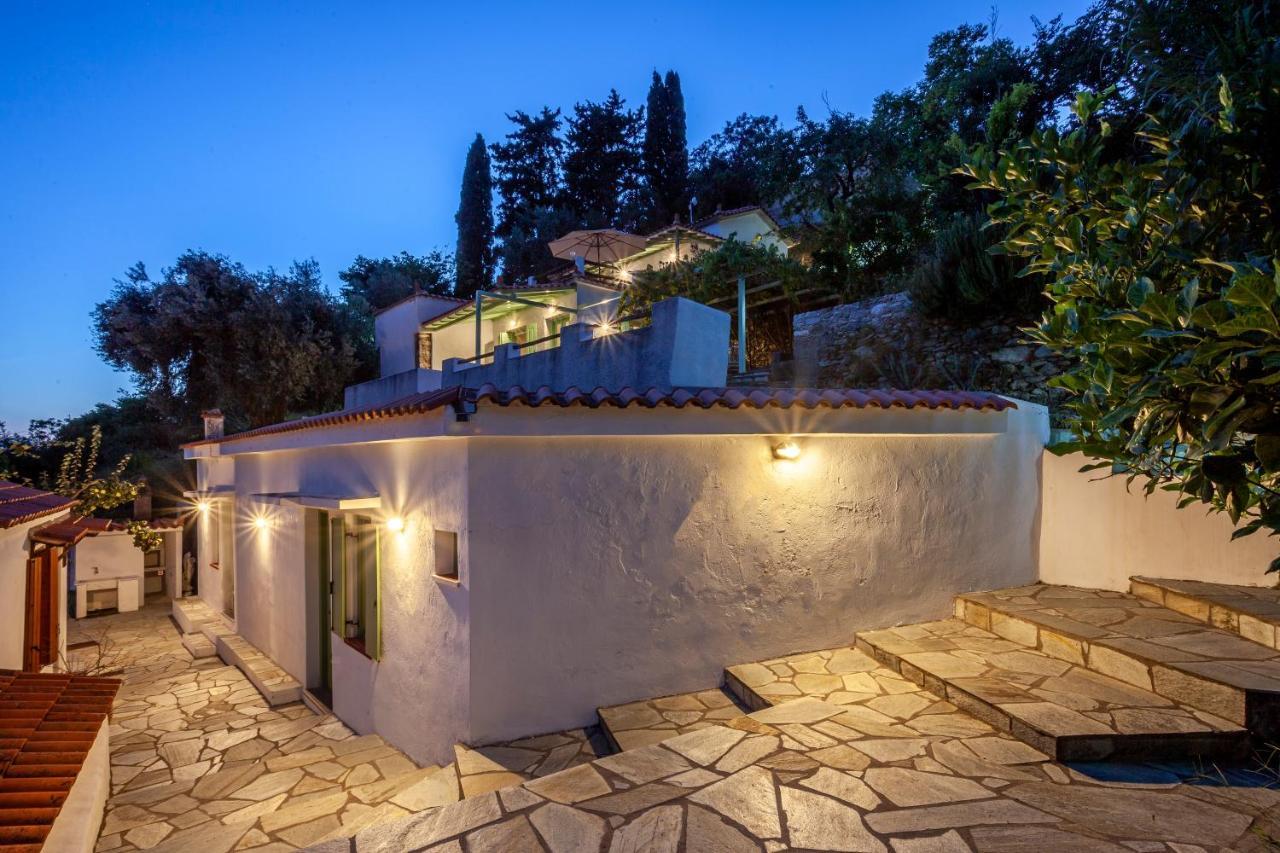 Olea Skopelos Villas With Swimming Pools & Sea View Panormos  Екстериор снимка
