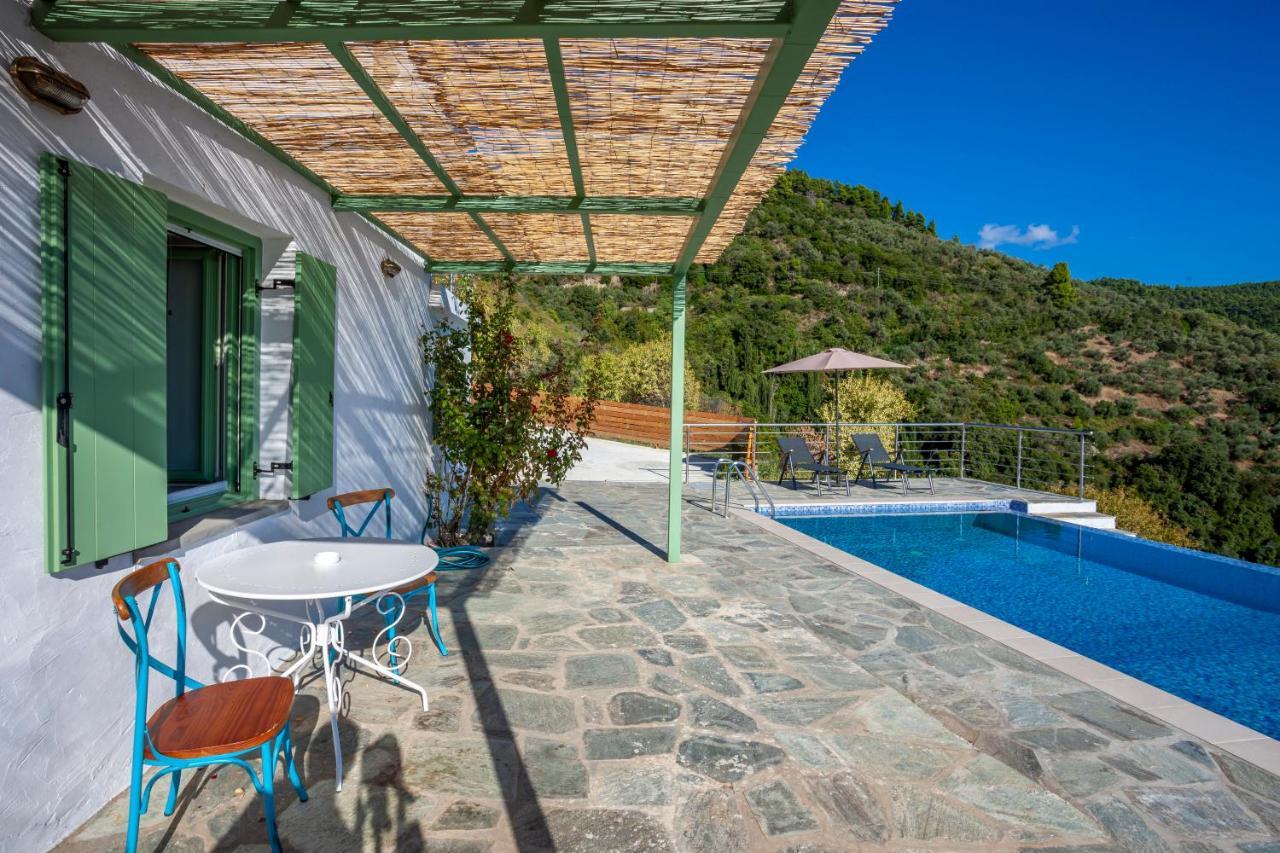 Olea Skopelos Villas With Swimming Pools & Sea View Panormos  Екстериор снимка