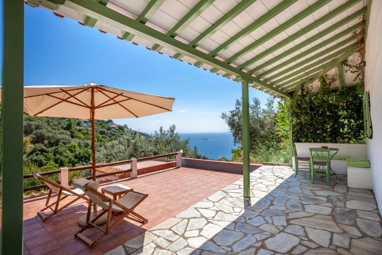 Olea Skopelos Villas With Swimming Pools & Sea View Panormos  Екстериор снимка